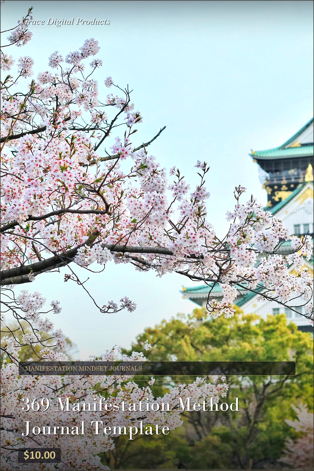 369 Manifestation Method Journal Template — Grace Digital Products | Instant Digital Download