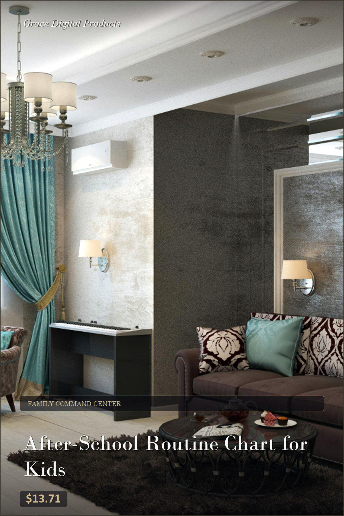 After-School Routine Chart for Kids — Grace Digital Products | Instant Digital Download