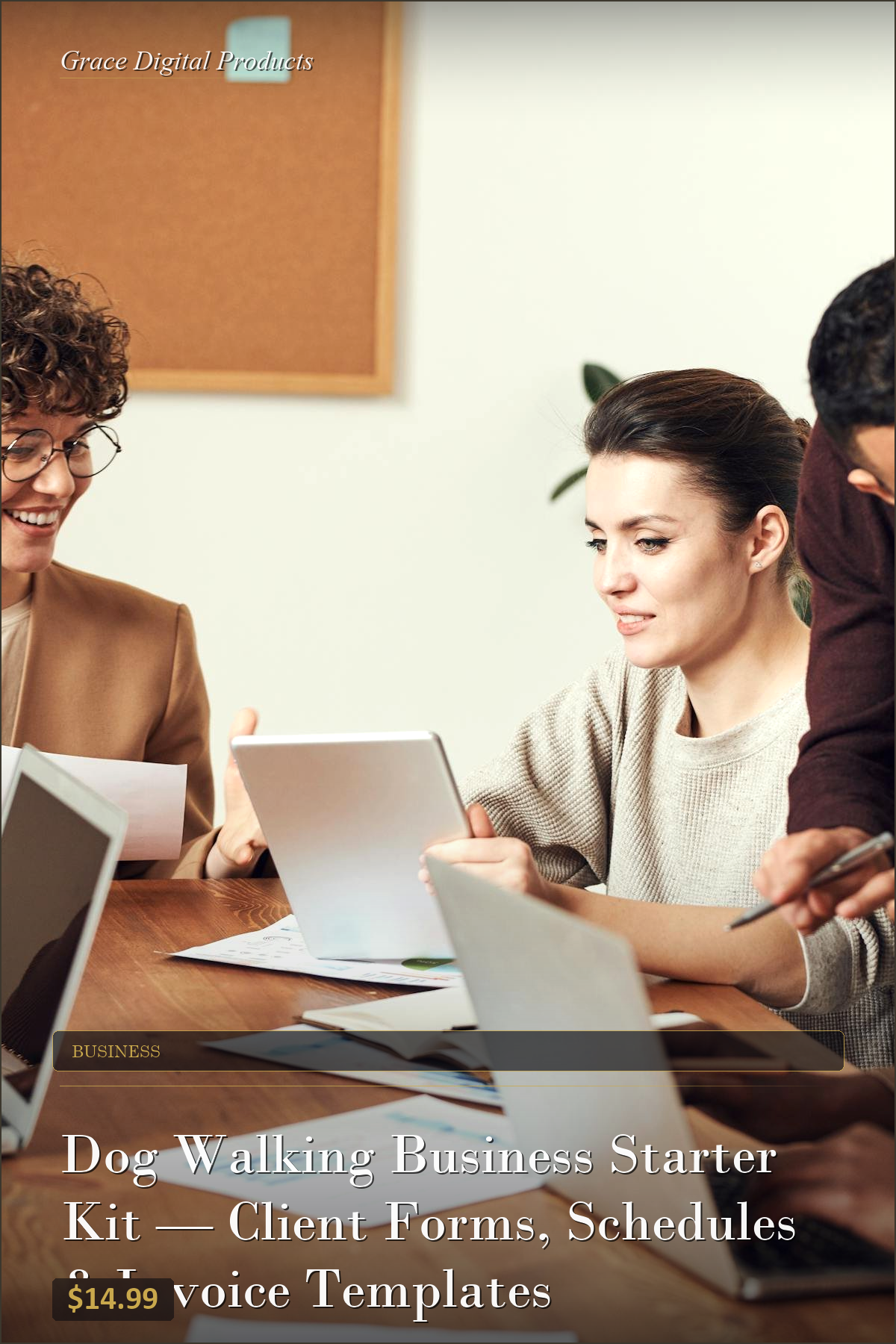 Dog Walking Business Starter Kit — Client Forms, Schedules & Invoice Templates — Grace Digital Products | Instant Digital Download