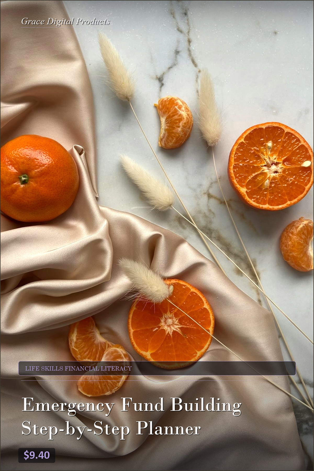 Emergency Fund Building Step-by-Step Planner — Grace Digital Products | Instant Digital Download