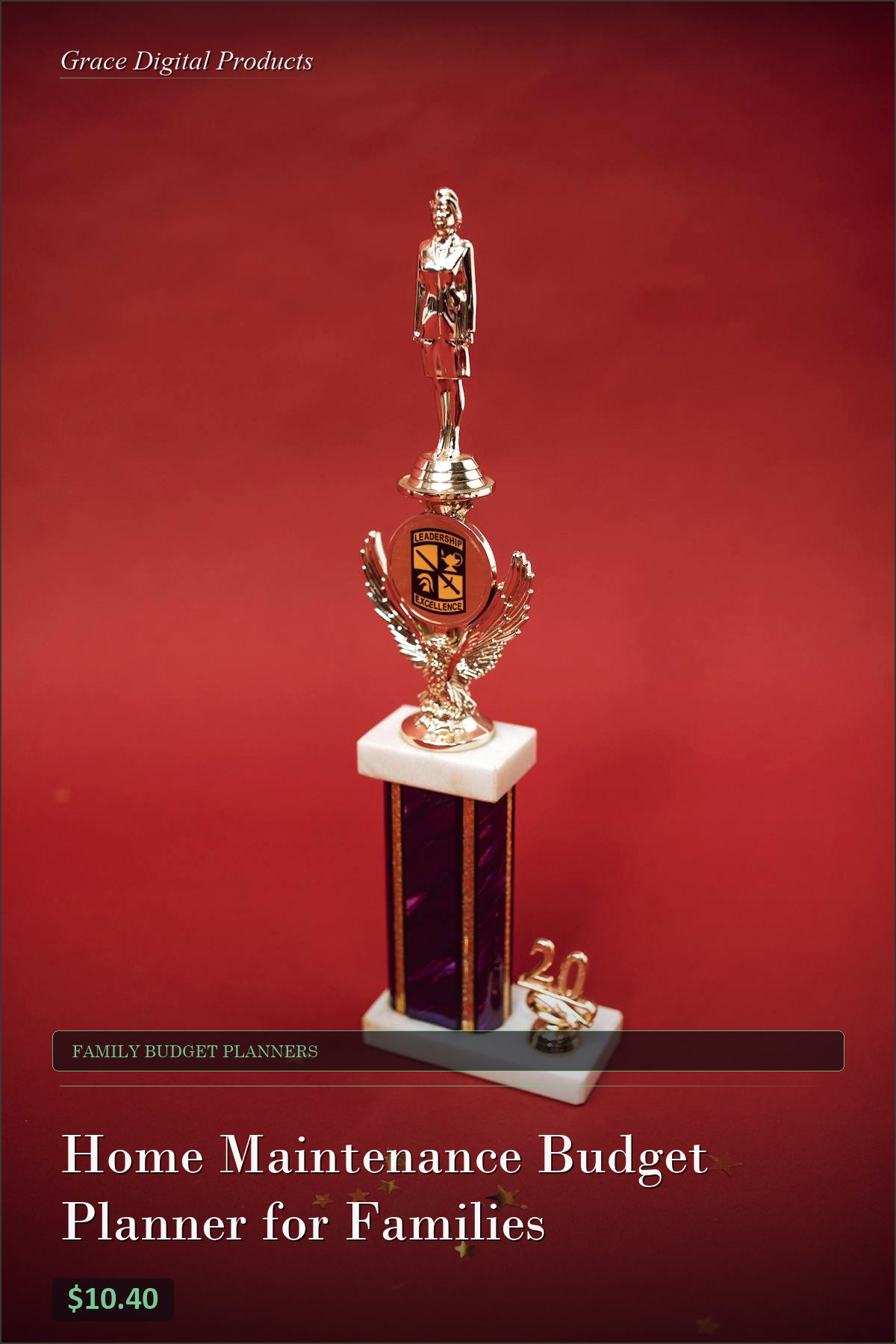 Home Maintenance Budget Planner for Families — Grace Digital Products | Instant Digital Download