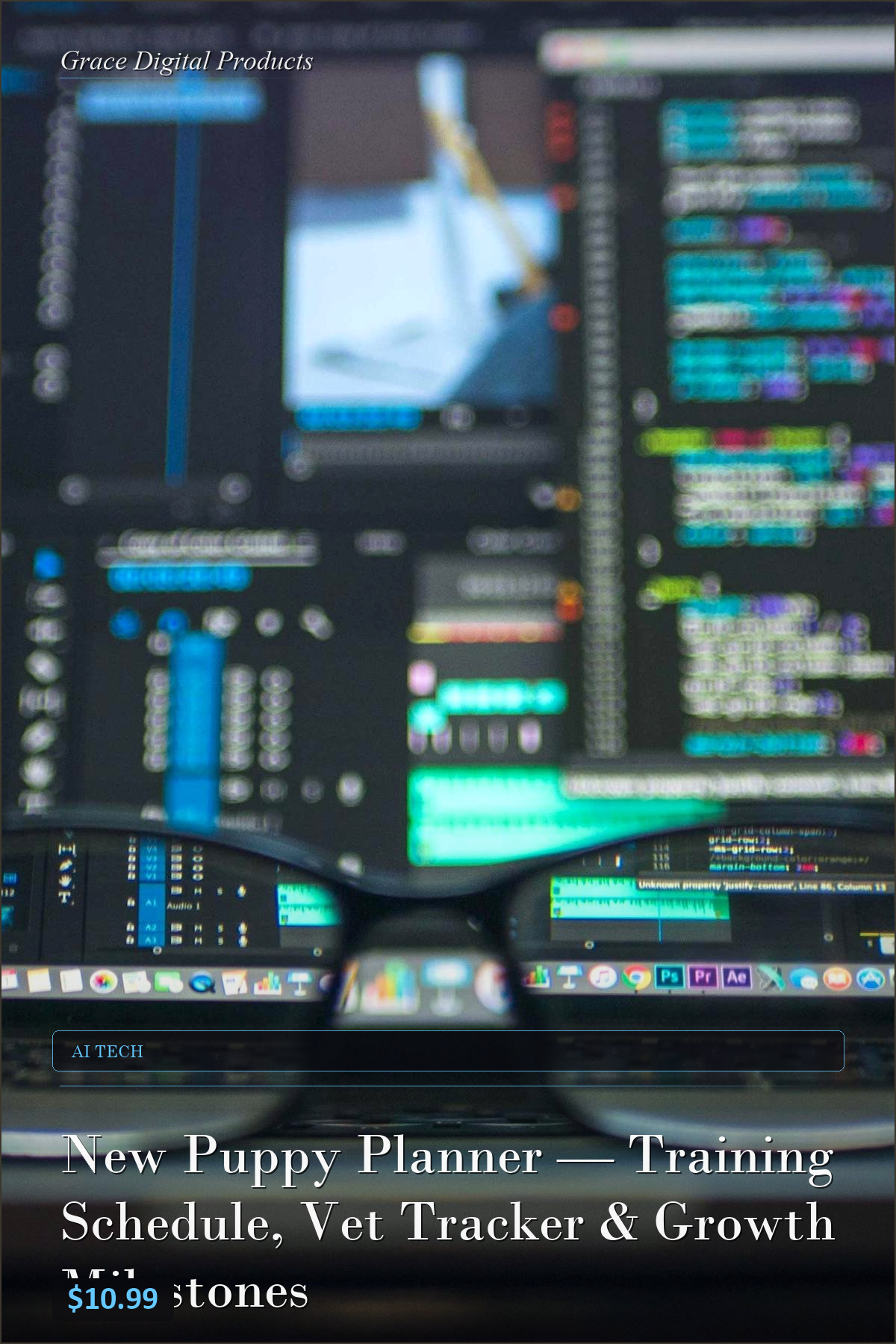 New Puppy Planner — Training Schedule, Vet Tracker & Growth Milestones — Grace Digital Products | Instant Digital Download