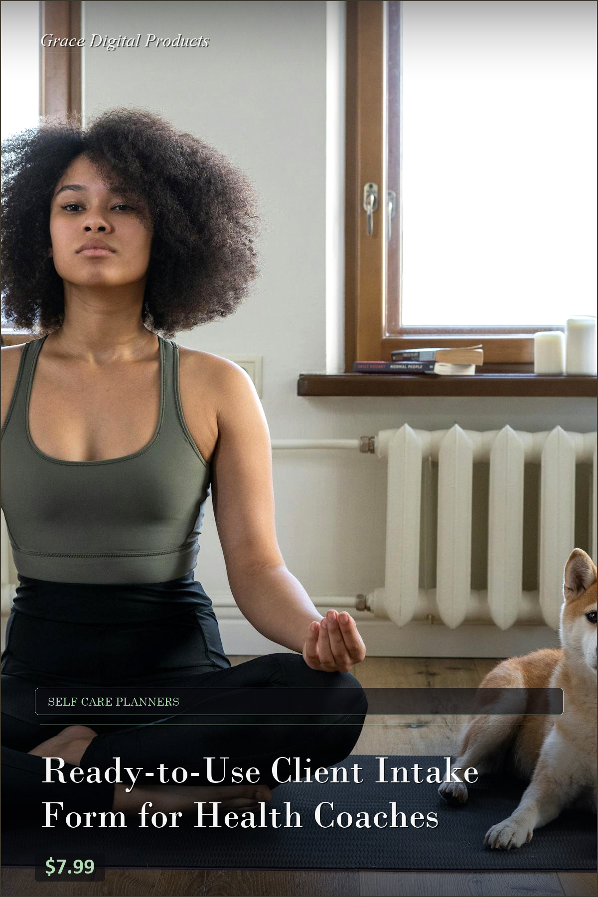 Ready-to-Use Client Intake Form for Health Coaches — Grace Digital Products | Instant Digital Download