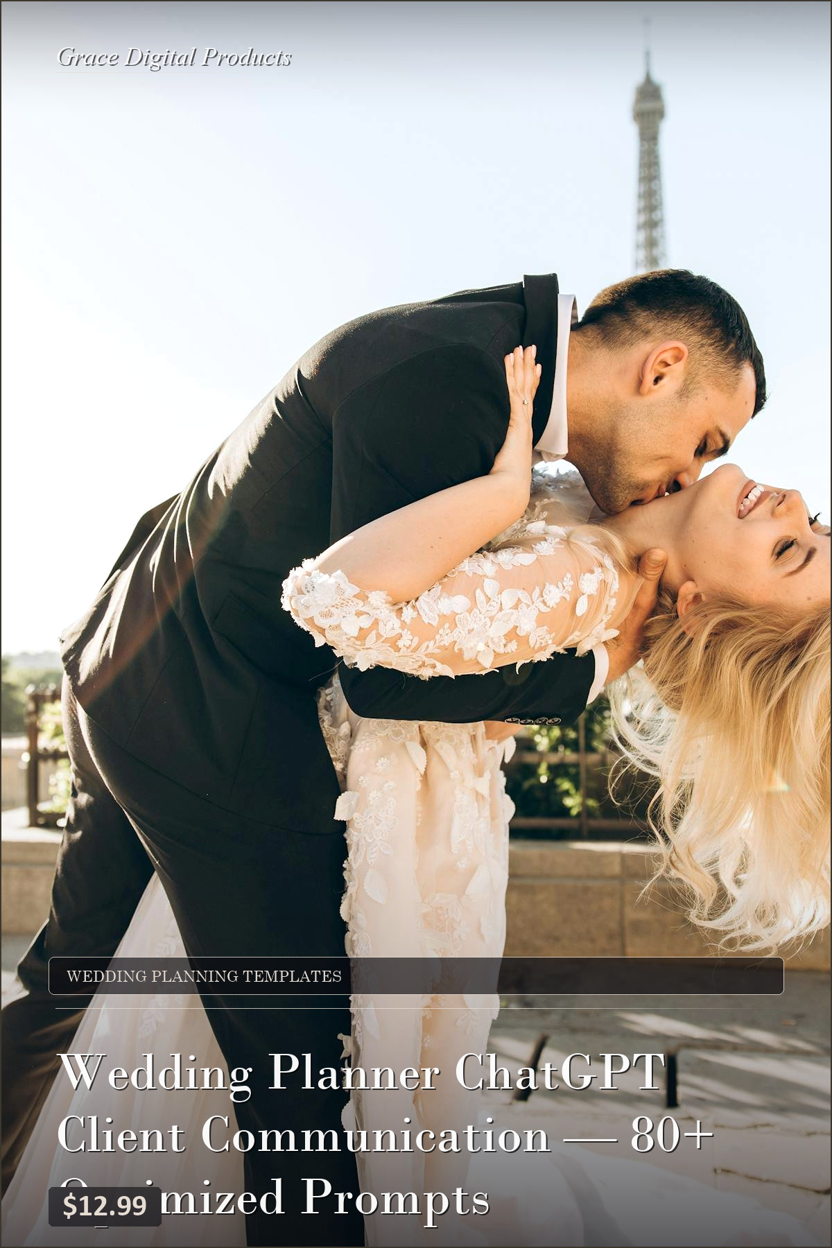 Wedding Planner ChatGPT Client Communication — 80+ Optimized Prompts — Grace Digital Products | Instant Digital Download